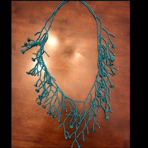 Lane Bryant Turquoise beaded necklace